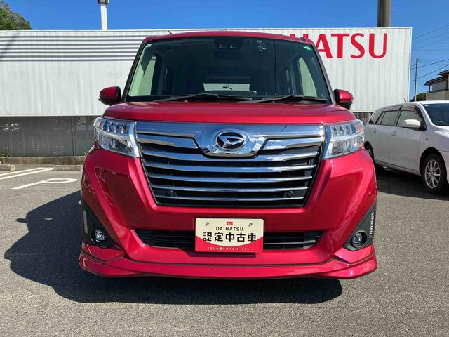トールカスタムＧ　ターボ　ＳＡIII２ＷＤ　ＣＶＴ　１０００ｃｃ　ターボ　両側電動スライドドア　ＥＴＣ車載器　ナビ　クルーズコントロール　衝突被害軽減ブレーキ　横滑り防止装置　ＡＢＳ　アイドリングストップ　プッシュボタンスタート（福島県）の中古車