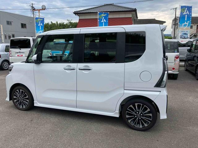 タントカスタムＲＳ２ＷＤ　ＣＶＴ　６６０ｃｃ　ターボ　両側電動スライドドア　衝突被害軽減ブレーキ　横滑り防止装置　ＡＢＳ　アイドリングストップ　プッシュボタンスタート　ベンチシート　サイドエアバッグ　オートエアコン（福島県）の中古車