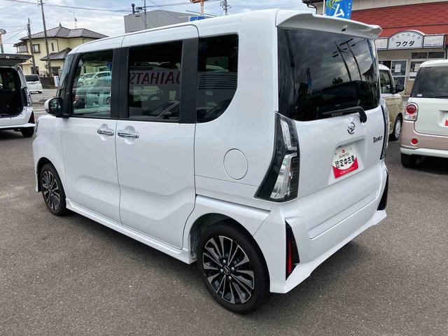 タントカスタムＲＳ２ＷＤ　ＣＶＴ　６６０ｃｃ　ターボ　両側電動スライドドア　衝突被害軽減ブレーキ　横滑り防止装置　ＡＢＳ　アイドリングストップ　プッシュボタンスタート　ベンチシート　サイドエアバッグ　オートエアコン（福島県）の中古車