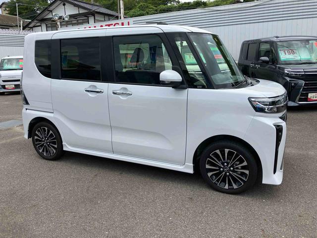 タントカスタムＲＳ２ＷＤ　ＣＶＴ　６６０ｃｃ　ターボ　両側電動スライドドア　衝突被害軽減ブレーキ　横滑り防止装置　ＡＢＳ　アイドリングストップ　プッシュボタンスタート　ベンチシート　サイドエアバッグ　オートエアコン（福島県）の中古車