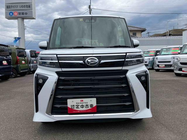 タントカスタムＲＳ２ＷＤ　ＣＶＴ　６６０ｃｃ　ターボ　両側電動スライドドア　衝突被害軽減ブレーキ　横滑り防止装置　ＡＢＳ　アイドリングストップ　プッシュボタンスタート　ベンチシート　サイドエアバッグ　オートエアコン（福島県）の中古車