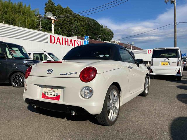 コペンセロ２ＷＤ　５速マニュアル　６６０ｃｃ　ターボ　電動開閉ルーフ　ナビ　ＡＢＳ　横滑り防止装置　プッシュボタンスタート　デザインフィルムトップ　運転席・助手席シートヒーター　フロントフォグランプ（福島県）の中古車