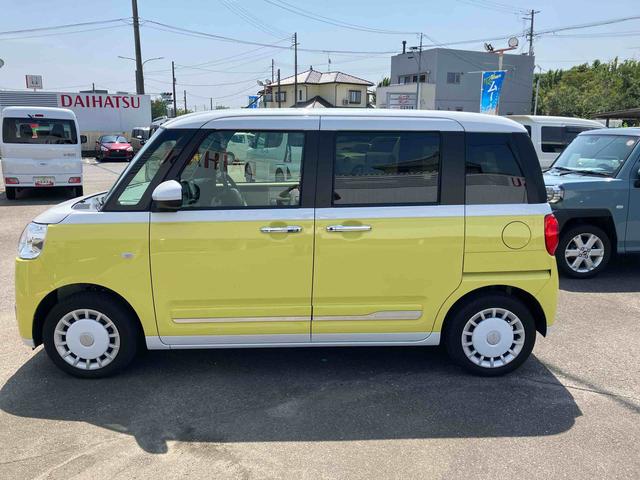 ムーヴキャンバスストライプスＧ２ＷＤ　ＣＶＴ　６６０ｃｃ　両側電動スライドドア　ドライブレコーダー　カーナビ　衝突被害軽減ブレーキ　横滑り防止装置　ＡＢＳ　アイドリングストップ　プッシュボタンスタート　ホットカップホルダー（福島県）の中古車