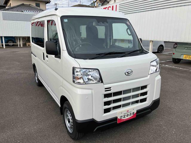 ハイゼットカーゴＤＸ４ＷＤ　ＣＶＴ　６６０ｃｃ　衝突被害軽減ブレーキ　横滑り防止装置　ＡＢＳ　アイドリングストップ　プッシュボタンスタート　両側スライドドア　マニュアルエアコン　パワーステアリング　届出済未使用車（福島県）の中古車