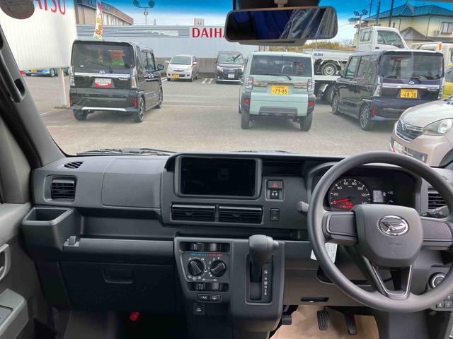 ハイゼットカーゴクルーズターボ４ＷＤ　ＣＶＴ　６６０ｃｃ　両側スライドドア　衝突被害軽減ブレーキ　横滑り防止装置　ＡＢＳ　アイドリングストップ　プッシュボタンスタート　リヤヒーター　前席パワーウィンドウ　届出済未使用車（福島県）の中古車