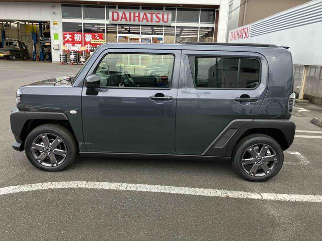 タフトＧターボ　ダーククロムベンチャー２ＷＤ　ＣＶＴ　６６０ｃｃ　衝突被害軽減ブレーキ　横滑り防止装置　ＡＢＳ　アイドリングストップ　プッシュボタンスタート　ディスプレイオーディオ　クルーズコントロール　届出済未使用車（福島県）の中古車