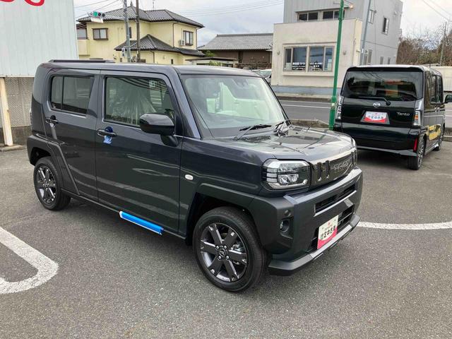 タフトＧターボ　ダーククロムベンチャー２ＷＤ　ＣＶＴ　６６０ｃｃ　衝突被害軽減ブレーキ　横滑り防止装置　ＡＢＳ　アイドリングストップ　プッシュボタンスタート　ディスプレイオーディオ　クルーズコントロール　届出済未使用車（福島県）の中古車