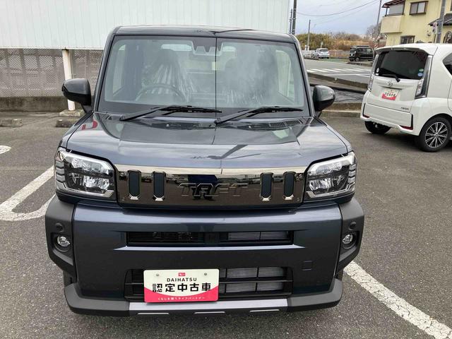 タフトＧターボ　ダーククロムベンチャー２ＷＤ　ＣＶＴ　６６０ｃｃ　衝突被害軽減ブレーキ　横滑り防止装置　ＡＢＳ　アイドリングストップ　プッシュボタンスタート　ディスプレイオーディオ　クルーズコントロール　届出済未使用車（福島県）の中古車