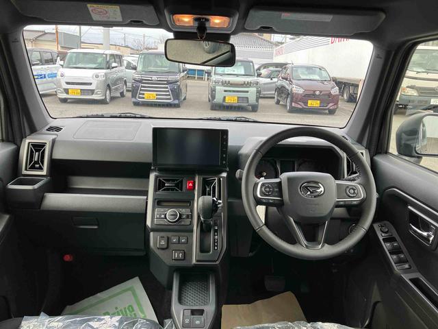 タフトＧターボ　ダーククロムベンチャー２ＷＤ　ＣＶＴ　６６０ｃｃ　衝突被害軽減ブレーキ　横滑り防止装置　ＡＢＳ　アイドリングストップ　プッシュボタンスタート　ディスプレイオーディオ　クルーズコントロール　届出済未使用車（福島県）の中古車