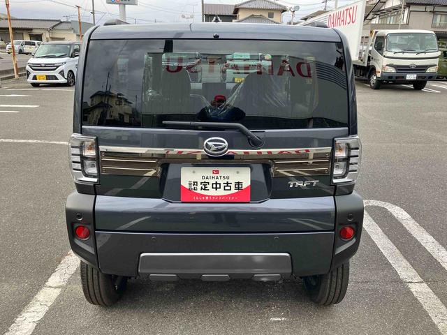 タフトＧターボ　ダーククロムベンチャー２ＷＤ　ＣＶＴ　６６０ｃｃ　衝突被害軽減ブレーキ　横滑り防止装置　ＡＢＳ　アイドリングストップ　プッシュボタンスタート　ディスプレイオーディオ　クルーズコントロール　届出済未使用車（福島県）の中古車