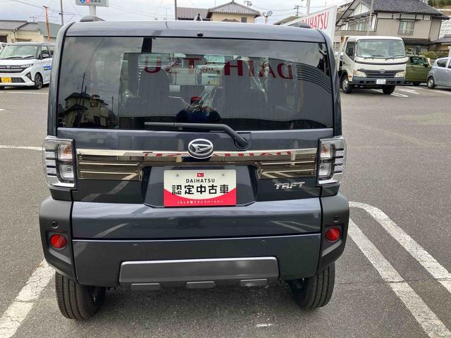 タフトＧターボ　ダーククロムベンチャー２ＷＤ　ＣＶＴ　６６０ｃｃ　衝突被害軽減ブレーキ　横滑り防止装置　ＡＢＳ　アイドリングストップ　プッシュボタンスタート　ディスプレイオーディオ　クルーズコントロール　届出済未使用車（福島県）の中古車