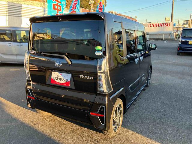 タントカスタムＲＳスタイルセレクション　ターボ　車検整備付２ＷＤ　ＣＶＴ　６６０ｃｃ　ターボ　ナビ　クルーズコントロール　衝突被害軽減ブレーキ　横滑り防止装置　ＡＢＳ　両側電動スライドドア　アイドリングストップ　プッシュボタンスタート　車検整備付（福島県）の中古車
