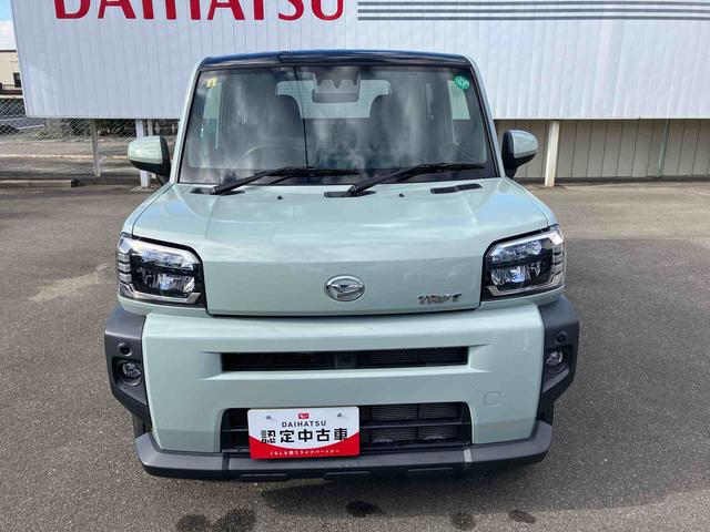 タフトGターボ 車検整備付2WD CVT 660cc ディスプレイオーディオ 衝突被害軽減ブレーキ 横滑り防止装置 ABS アイドリングストップ プッシュボタンスタート クルーズコントロール 前席シートヒーター 車検整備付(福島県)の中古車