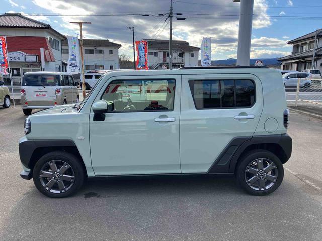 タフトGターボ 車検整備付2WD CVT 660cc ディスプレイオーディオ 衝突被害軽減ブレーキ 横滑り防止装置 ABS アイドリングストップ プッシュボタンスタート クルーズコントロール 前席シートヒーター 車検整備付(福島県)の中古車