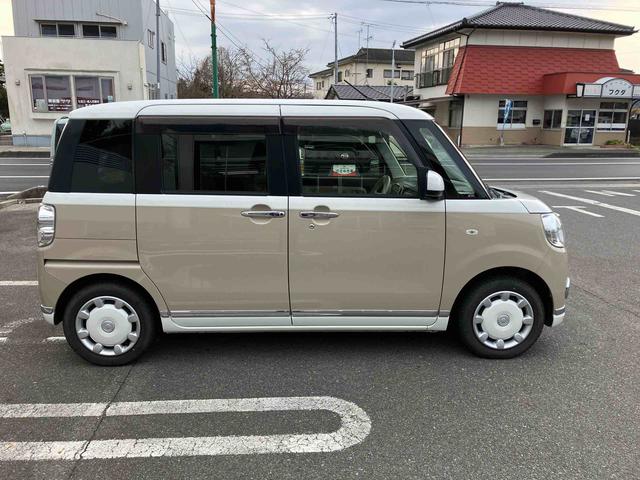 ムーヴキャンバスＸリミテッドメイクアップ　ＳＡII　４ＷＤ　車検整備付４ＷＤ　ＣＶＴ　６６０ｃｃ　ナビ　ＥＴＣ車載器　両側電動スライドドア　衝突被害軽減ブレーキ　横滑り防止装置　ＡＢＳ　アイドリングストップ　プッシュボタンスタート　車検整備付　ワンオーナー車（福島県）の中古車