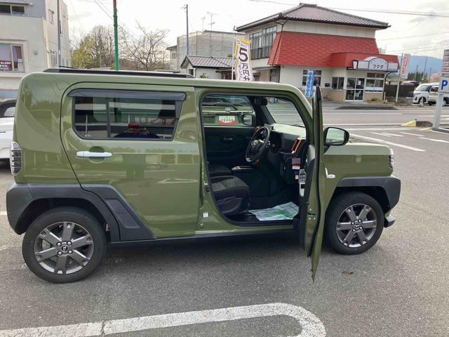 タフトGターボ 車検整備付2WD CVT 660cc 衝突被害軽減ブレーキ 横滑り防止装置 ABS アイドリングストップ プッシュボタンスタート ディスプレイオーディオ クルーズコントロール 前席シートヒーター 車検整備付(福島県)の中古車