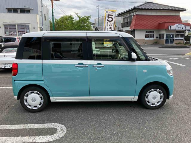 ムーヴキャンバスＸリミテッド　ＳＡIII２ＷＤ　ＣＶＴ　６６０ｃｃ　ナビ　両側電動スライドドア　衝突被害軽減ブレーキ　横滑り防止装置　ＡＢＳ　アイドリングストップ　プッシュボタンスタート　オートエアコン（福島県）の中古車