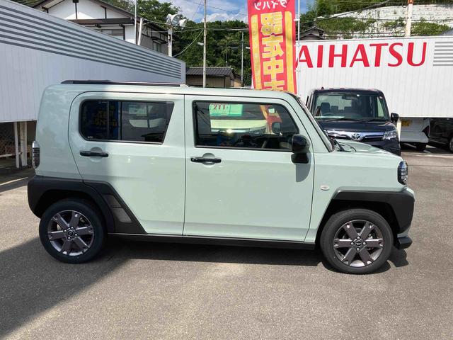 タフトＧターボ　ダーククロムベンチャー２ＷＤ　ＣＶＴ　６６０ｃｃ　ディスプレイオーディオ　バックカメラ　クルーズコントロール　前席シートヒーター　衝突被害軽減ブレーキ　横滑り防止機能　アイドリングストップ　ＬＥＤヘッドライト（福島県）の中古車