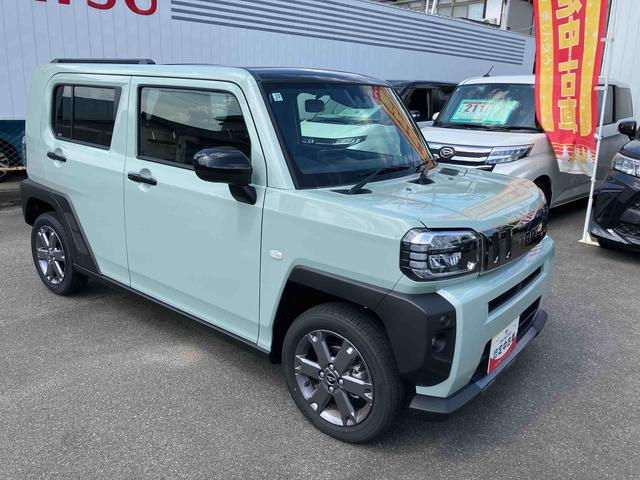 タフトＧターボ　ダーククロムベンチャー２ＷＤ　ＣＶＴ　６６０ｃｃ　ディスプレイオーディオ　バックカメラ　クルーズコントロール　前席シートヒーター　衝突被害軽減ブレーキ　横滑り防止機能　アイドリングストップ　ＬＥＤヘッドライト（福島県）の中古車