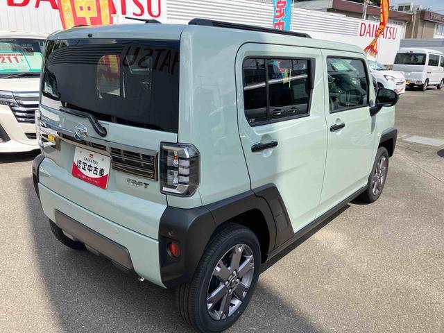 タフトＧターボ　ダーククロムベンチャー２ＷＤ　ＣＶＴ　６６０ｃｃ　ディスプレイオーディオ　バックカメラ　クルーズコントロール　前席シートヒーター　衝突被害軽減ブレーキ　横滑り防止機能　アイドリングストップ　ＬＥＤヘッドライト（福島県）の中古車