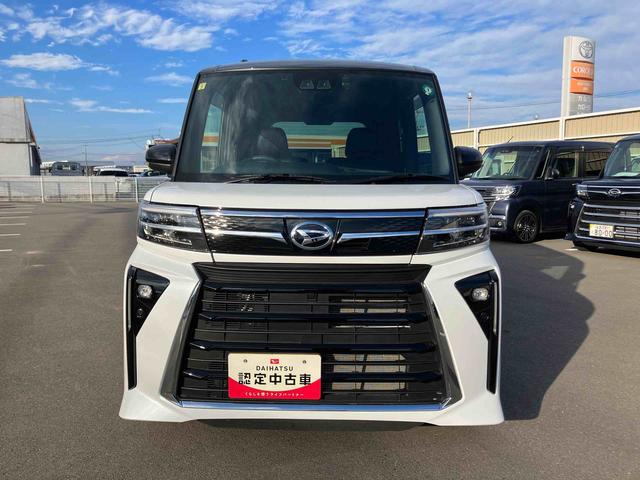 タントカスタムＲＳ２ＷＤ　ＣＶＴ　ターボ　６６０ｃｃ　カーナビ　バックモニター　前席シートヒーター　衝突被害軽減ブレーキ　横滑り防止装置　ＡＢＳ　両側電動スライドドア　アイドリングストップ　プッシュボタンスタート（福島県）の中古車