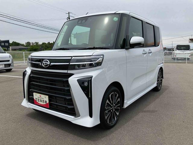 タントカスタムＲＳ２ＷＤ　ＣＶＴ　６６０ｃｃ　ターボ　ナビ　バックモニター　ドライブレコーダー　衝突被害軽減ブレーキ　横滑り防止装置　ＡＢＳ　アイドリングストップ　プッシュボタンスタート　両側電動スライドドア（福島県）の中古車