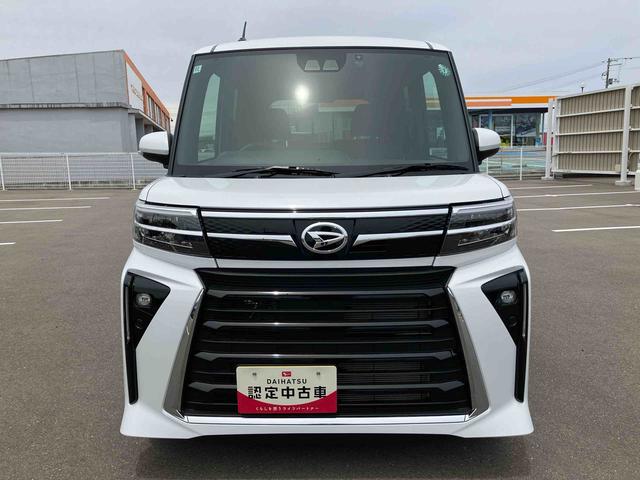 タントカスタムＲＳ２ＷＤ　ＣＶＴ　６６０ｃｃ　ターボ　ナビ　バックモニター　ドライブレコーダー　衝突被害軽減ブレーキ　横滑り防止装置　ＡＢＳ　アイドリングストップ　プッシュボタンスタート　両側電動スライドドア（福島県）の中古車