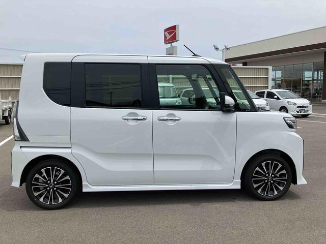タントカスタムＲＳ２ＷＤ　ＣＶＴ　６６０ｃｃ　ターボ　ナビ　バックモニター　ドライブレコーダー　衝突被害軽減ブレーキ　横滑り防止装置　ＡＢＳ　アイドリングストップ　プッシュボタンスタート　両側電動スライドドア（福島県）の中古車