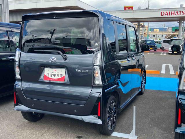 タントカスタムＲＳ２ＷＤ　ＣＶＴ　ターボ　６６０ｃｃ　ナビ　ドライブレコーダー　全方位モニター　衝突被害軽減ブレーキ　横滑り防止装置　ＡＢＳ　アイドリングストップ　プッシュボタンスタート　両側電動スライドドア（福島県）の中古車
