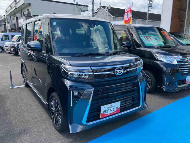タントカスタムＲＳ２ＷＤ　ＣＶＴ　ターボ　６６０ｃｃ　ナビ　ドライブレコーダー　全方位モニター　衝突被害軽減ブレーキ　横滑り防止装置　ＡＢＳ　アイドリングストップ　プッシュボタンスタート　両側電動スライドドア（福島県）の中古車