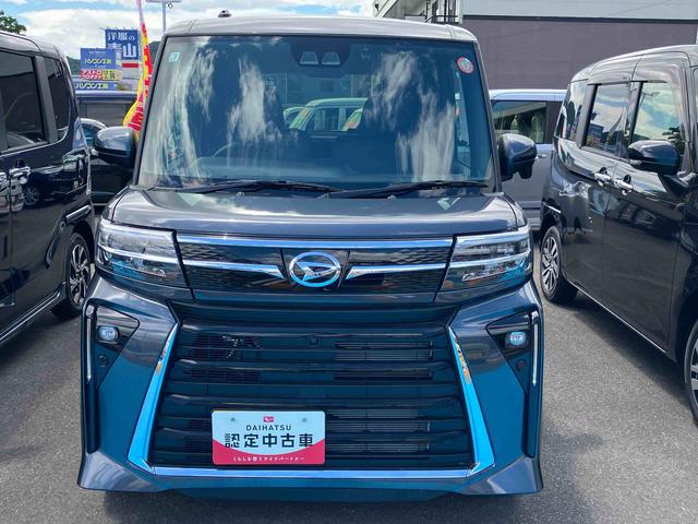 タントカスタムＲＳ２ＷＤ　ＣＶＴ　ターボ　６６０ｃｃ　ナビ　ドライブレコーダー　全方位モニター　衝突被害軽減ブレーキ　横滑り防止装置　ＡＢＳ　アイドリングストップ　プッシュボタンスタート　両側電動スライドドア（福島県）の中古車