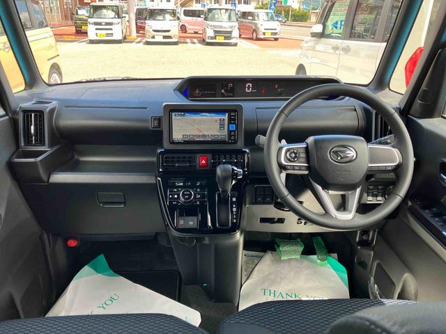 タントカスタムＲＳ２ＷＤ　ＣＶＴ　ターボ　６６０ｃｃ　ナビ　ドライブレコーダー　全方位モニター　衝突被害軽減ブレーキ　横滑り防止装置　ＡＢＳ　アイドリングストップ　プッシュボタンスタート　両側電動スライドドア（福島県）の中古車