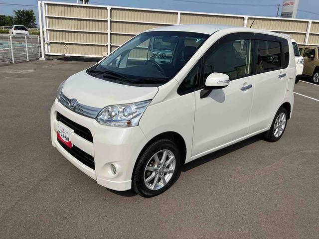 ムーヴカスタム　Ｘ２ＷＤ　ＣＶＴ　６６０ｃｃ　ＡＢＳ　運転席・助手席エアバッグ　アイドリングストップ　プッシュボタンスタート　オートエアコン　ベンチシート　スマートキー　車検整備付　ワンオーナー車（福島県）の中古車