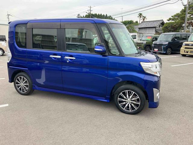 タントカスタムX トップエディションSAII2WD CVT 660cc 両側スライドドア ナビ オートエアコン 衝突被害軽減ブレーキ 横滑り防止装置 ABS アイドリングストップ プッシュボタンスタート スマートキー ワンオーナー車(福島県)の中古車