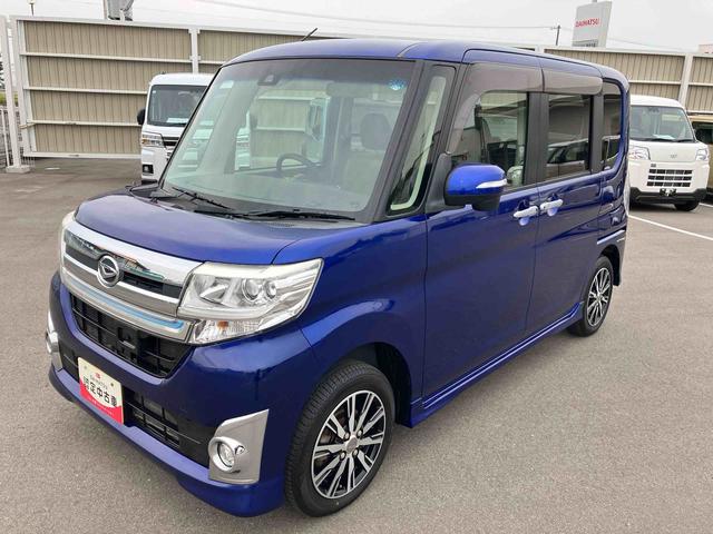 タントカスタムX トップエディションSAII2WD CVT 660cc 両側スライドドア ナビ オートエアコン 衝突被害軽減ブレーキ 横滑り防止装置 ABS アイドリングストップ プッシュボタンスタート スマートキー ワンオーナー車(福島県)の中古車
