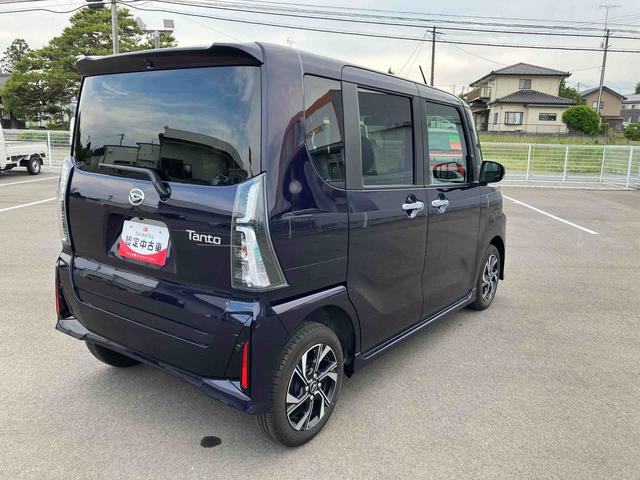 タントカスタムＸ２ＷＤ　ＣＶＴ　６６０ｃｃ　両側電動スライドドア　衝突被害軽減ブレーキ　横滑り防止装置　ＡＢＳ　サイドエアバッグ　前席シートヒーター　アイドリングストップ　プッシュボタンスタート　スマートキー（福島県）の中古車