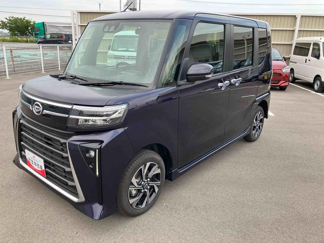 タントカスタムＸ２ＷＤ　ＣＶＴ　６６０ｃｃ　両側電動スライドドア　衝突被害軽減ブレーキ　横滑り防止装置　ＡＢＳ　サイドエアバッグ　前席シートヒーター　アイドリングストップ　プッシュボタンスタート　スマートキー（福島県）の中古車