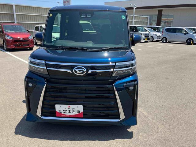 タントカスタムＸ２ＷＤ　ＣＶＴ　６６０ｃｃ　両側電動スライドドア　衝突被害軽減ブレーキ　横滑り防止装置　ＡＢＳ　アイドリングストップ　プッシュボタンスタート　前席シートヒーター　オートエアコン　ベンチシート（福島県）の中古車