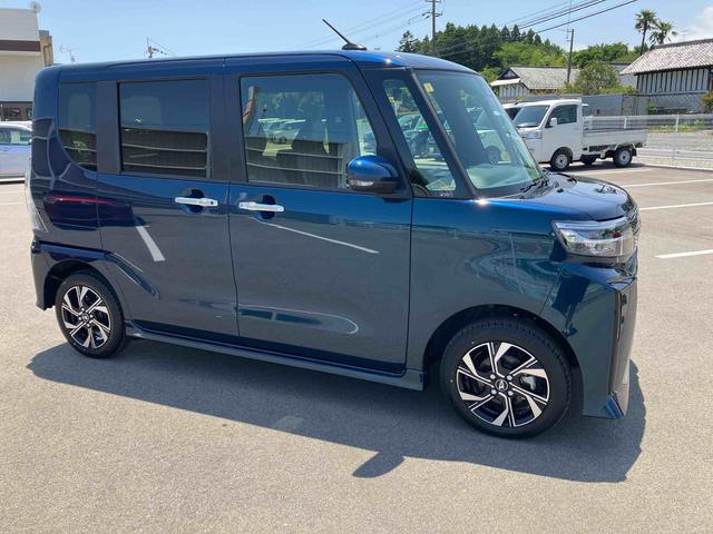 タントカスタムＸ２ＷＤ　ＣＶＴ　６６０ｃｃ　両側電動スライドドア　衝突被害軽減ブレーキ　横滑り防止装置　ＡＢＳ　アイドリングストップ　プッシュボタンスタート　前席シートヒーター　オートエアコン　ベンチシート（福島県）の中古車