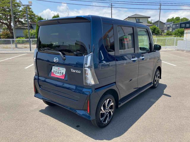 タントカスタムＸ２ＷＤ　ＣＶＴ　６６０ｃｃ　両側電動スライドドア　衝突被害軽減ブレーキ　横滑り防止装置　ＡＢＳ　アイドリングストップ　プッシュボタンスタート　前席シートヒーター　オートエアコン　ベンチシート（福島県）の中古車