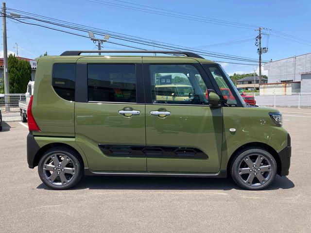 タントファンクロスターボ２ＷＤ　ＣＶＴ　６６０ｃｃ　衝突被害軽減ブレーキ　横滑り防止装置　ＡＢＳ　アイドリングストップ　プッシュボタンスタート　両側電動スライドドア　前席シートヒーター　ベンチシート　オートエアコン（福島県）の中古車