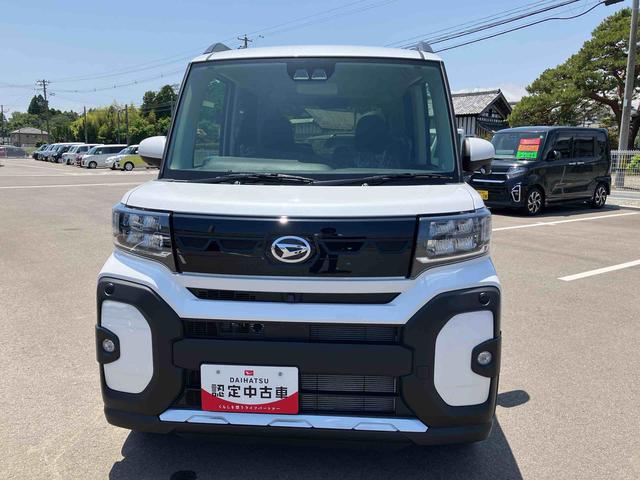 タントファンクロスターボ２ＷＤ　ＣＶＴ　６６０ｃｃ　両側電動スライドドア　衝突被害軽減ブレーキ　横滑り防止装置　ＡＢＳ　アイドリングストップ　プッシュボタンスタート　オートエアコン　前席シートヒーター　全方位モニター用カメラ（福島県）の中古車