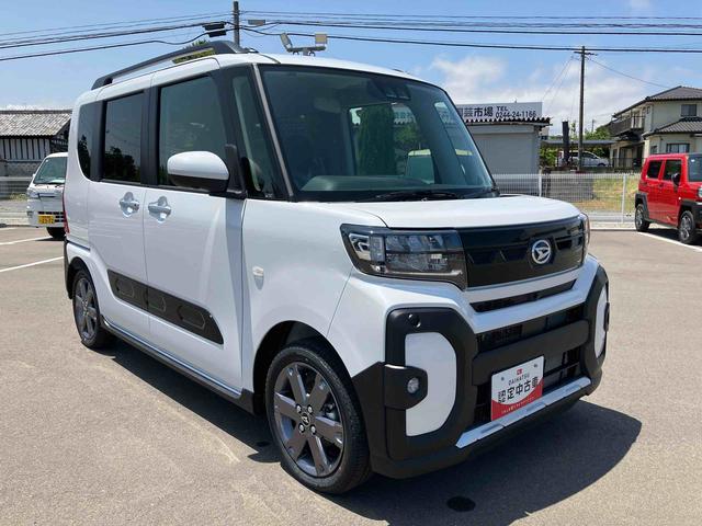 タントファンクロスターボ２ＷＤ　ＣＶＴ　６６０ｃｃ　両側電動スライドドア　衝突被害軽減ブレーキ　横滑り防止装置　ＡＢＳ　アイドリングストップ　プッシュボタンスタート　オートエアコン　前席シートヒーター　全方位モニター用カメラ（福島県）の中古車
