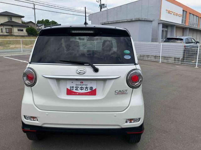 キャストスポーツＳＡII２ＷＤ　パドルシフト　ＣＶＴ　６６０ｃｃ　ターボ　ナビ　バックモニター　ＥＴＣ車載器　衝突被害軽減ブレーキ　横滑り防止装置　ＡＢＳ　アイドリングストップ　プッシュボタンスタート　ＭＯＭＯステアリング（福島県）の中古車