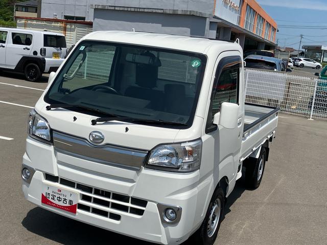 ハイゼットトラックＥＸＴ２ＷＤ　６６０ｃｃ　５速マニュアル　ナビ　バックモニター　ＥＴＣ車載器　エアコン　パワーステアリング　パワーウィンドウ　大型乗降アシストグリップ　荷台作業灯　運転席エアバッグ　ワンオーナー車（福島県）の中古車