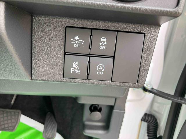 ムーヴキャンバスストライプスＧ２ＷＤ　ＣＶＴ　６６０ｃｃ　両側電動スライドドア　衝突被害軽減ブレーキ　横滑り防止装置　ＡＢＳ　アイドリングストップ　プッシュボタンスタート　前席シートヒーター　ホットカップホルダー　届出済未使用車（福島県）の中古車