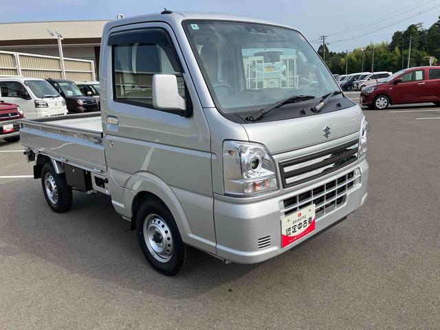 キャリイトラックＫＣスペシャルパートタイム４ＷＤ　６６０ｃｃ　フロア４ＡＴ　デュアルカメラブレーキサポート　運転席・助手席エアバッグ　カーナビ　バックモニター　アイドリングストップ　マニュアルエアコン　パワーウィンドウ（福島県）の中古車