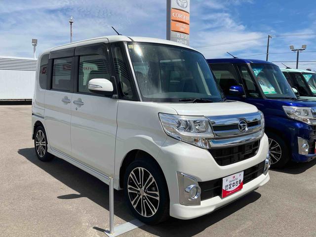 タントカスタムＲＳ　ＳＡ２ＷＤ　ＣＶＴ　６６０ｃｃ　ターボ　ナビ　ＥＴＣ車載器　オートエアコン　両側電動スライドドア　衝突被害軽減ブレーキ　横滑り防止装置　ＡＢＳ　アイドリングストップ　プッシュボタンスタート　ワンオーナー車（福島県）の中古車