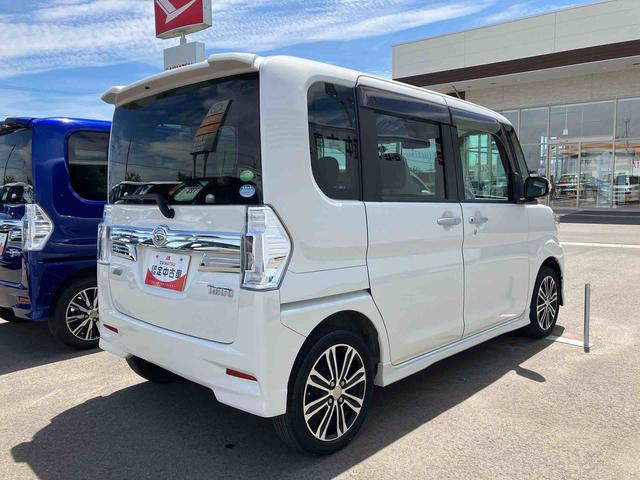 タントカスタムＲＳ　ＳＡ２ＷＤ　ＣＶＴ　６６０ｃｃ　ターボ　ナビ　ＥＴＣ車載器　オートエアコン　両側電動スライドドア　衝突被害軽減ブレーキ　横滑り防止装置　ＡＢＳ　アイドリングストップ　プッシュボタンスタート　ワンオーナー車（福島県）の中古車