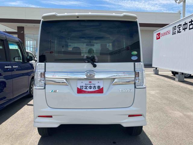 タントカスタムＲＳ　ＳＡ２ＷＤ　ＣＶＴ　６６０ｃｃ　ターボ　ナビ　ＥＴＣ車載器　オートエアコン　両側電動スライドドア　衝突被害軽減ブレーキ　横滑り防止装置　ＡＢＳ　アイドリングストップ　プッシュボタンスタート　ワンオーナー車（福島県）の中古車